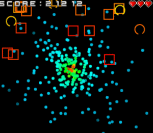 粒子で攻撃するシューティングゲーム!「Super Particle Bros.」