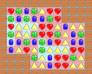 宝石破壊パズルゲーム!「じぇむかべ」