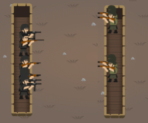 銃撃戦ゲーム 「Tiny Rifles」
