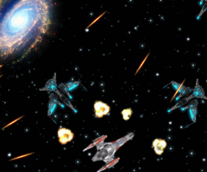 宇宙のシューティングゲーム 「Galactic Shooter」