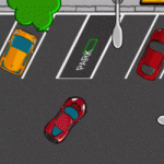 駐車場に車を駐車するゲーム