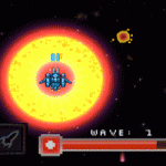 宇宙船のシューティングゲーム 「Spaceship Survival Shooter」