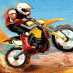 本格的なモトクロス風バイクゲーム！「Moto Beach Ride」