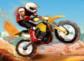 本格的なモトクロス風バイクゲーム！「Moto Beach Ride」